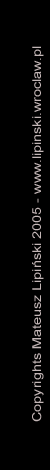 Mateusz Lipi�ski - www.lipinski.wroclaw.pl